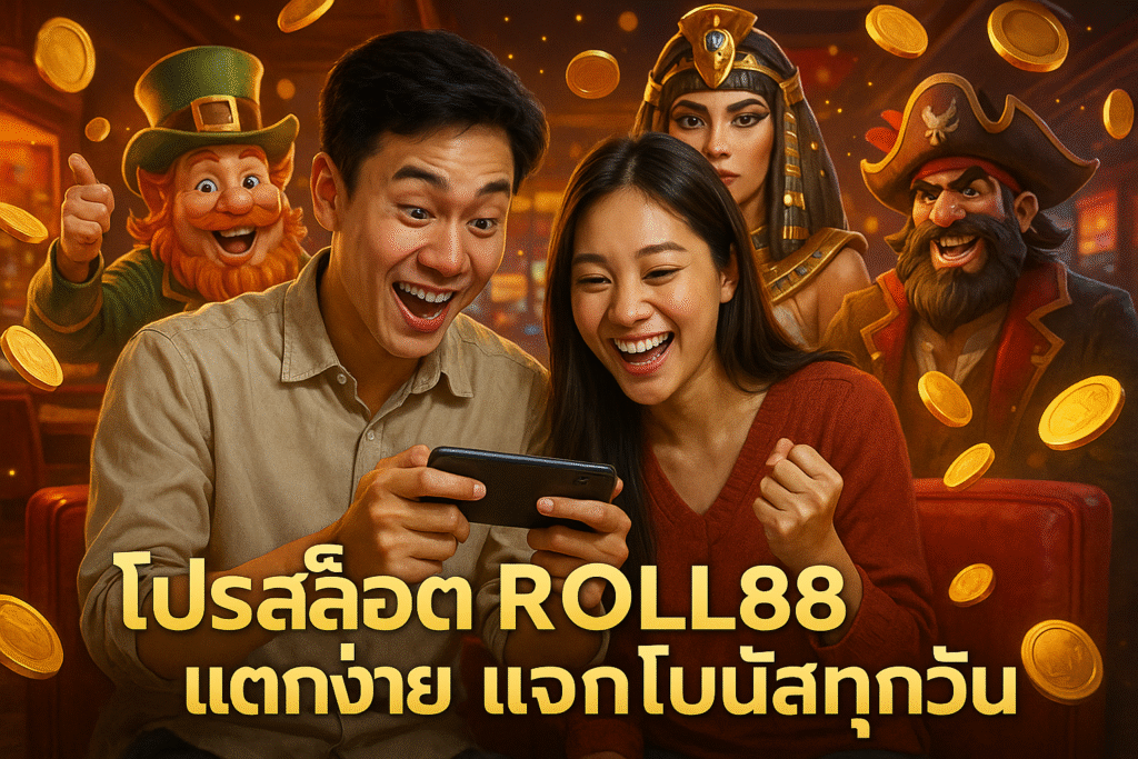 โปรสล็อต ROLL88 แตกง่าย แจกโบนัสทุกวัน