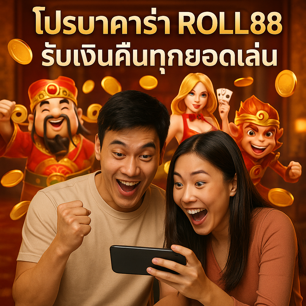 โปรบาคาร่า ROLL88 รับเงินคืนทุกยอดเล่น