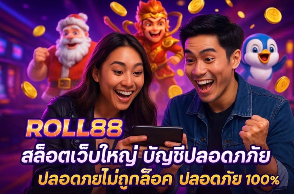 ROLL88 สล็อตเว็บใหญ่ บัญชีปลอดภัย ไม่ถูกล็อค ปลอดภัย 100%