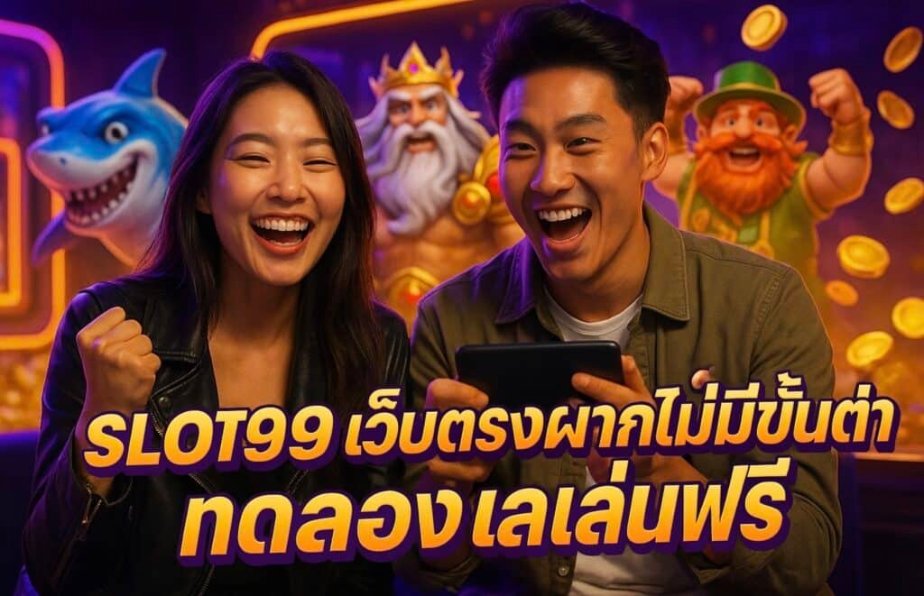 SLOT99 เว็บตรงฝาก-ถอนไม่มีขั้นต่ำ ทดลองเล่นฟรี